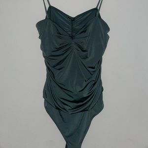 Ruched body Contour bodysuit